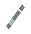 Apple Watch 38mm Uyumlu Alice Kumaş Kordon - Mavi-gri Diğer