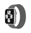Apple Watch 38mm Uyumlu Ayarlı Solo Silikon Kordon - Gri Diğer