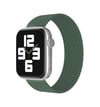 Apple Watch 38mm Uyumlu Ayarlı Solo Silikon Kordon - Haki Yeşil -