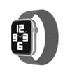 Apple Watch 38mm Uyumlu Ayarlı Solo Silikon Kordon - Gri Diğer