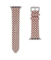 Apple Watch 38mm Uyumlu Karo Motif Kordon - Pembe Diğer