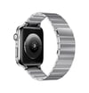 Apple Watch 38mm Uyumlu Kr404 Huks Kordon - Gümüş Diğer