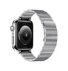 Apple Watch 38mm Uyumlu Kr404 Huks Kordon - Gümüş Diğer