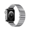 Apple Watch 38mm Uyumlu Kr404 Huks Kordon - Gümüş Diğer