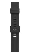 Apple Watch 38mm Uyumlu Kr408 Çizgili Silikon Kordon - Koyu Gri -
