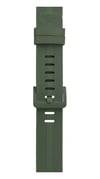 Apple Watch 38mm Uyumlu Kr408 Çizgili Silikon Kordon - Koyu Yeşil Diğer