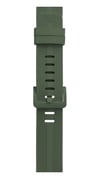Apple Watch 38mm Uyumlu Kr408 Çizgili Silikon Kordon - Koyu Yeşil Diğer