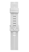 Apple Watch 38mm Uyumlu Kr408 Çizgili Silikon Kordon - Beyaz -