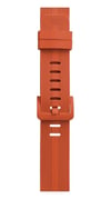 Apple Watch 38mm Uyumlu Kr408 Çizgili Silikon Kordon - Turuncu Diğer