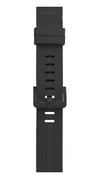 Apple Watch 38mm Uyumlu Kr408 Çizgili Silikon Kordon - Koyu Gri -