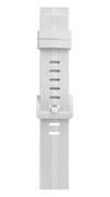 Apple Watch 38mm Uyumlu Kr408 Çizgili Silikon Kordon - Beyaz -