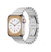 Apple Watch 38mm Uyumlu Kr413 Fine Steel Kordon - Gümüş Diğer