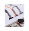Apple Watch 38mm Uyumlu Live Taşlı Kordon - Rose Gold -