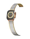Apple Watch 38mm Uyumlu Made Metal Kordon - Gümüş-gold -