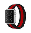 Apple Watch 38mm Uyumlu Metal Mıknatıslı Kordon - Siyah-kırmızı -