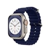 Apple Watch 38mm Uyumlu Ocean Kordon - Mavi Diğer