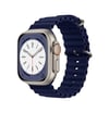 Apple Watch 38mm Uyumlu Ocean Kordon - Mavi Diğer