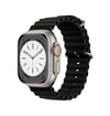 Apple Watch 38mm Uyumlu Ocean Kordon - Siyah Diğer