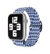 Apple Watch 38mm Uyumlu Star Kordon - Zigzag Beyaz-mavi -