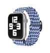 Apple Watch 38mm Uyumlu Star Kordon - Zigzag Beyaz-mavi -
