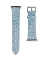 Apple Watch 38mm Uyumlu Starry Taşlı Kordon - Turkuaz -