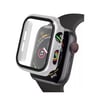 Apple Watch 40mm Uyumlu Camlı Kasa Ekran Koruyucu - Gümüş Diğer