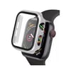 Apple Watch 41mm Uyumlu Camlı Kasa Ekran Koruyucu - Gümüş Diğer