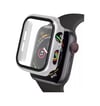 Apple Watch 41mm Uyumlu Camlı Kasa Ekran Koruyucu - Gümüş Diğer