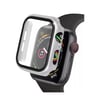 Apple Watch 41mm Uyumlu Camlı Kasa Ekran Koruyucu - Gümüş Diğer