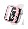 Apple Watch 42mm Uyumlu Camlı Kasa Ekran Koruyucu - Rose Gold -