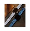 Apple Watch 42mm Uyumlu Creeper Desenli Kordon - Siyah Diğer