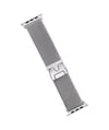 Apple Watch 42mm Uyumlu Forest Kumaş Kordon - Titan Gri -