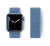 Apple Watch 42mm Uyumlu Hasırlı Cırtcırtlı Kordon - Mavi Diğer