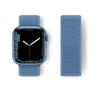 Apple Watch 42mm Uyumlu Hasırlı Cırtcırtlı Kordon - Mavi Diğer