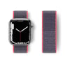 Apple Watch 42mm Uyumlu Hasırlı Cırtcırtlı Kordon - Pembe Diğer