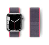 Apple Watch 42mm Uyumlu Hasırlı Cırtcırtlı Kordon - Pembe Diğer