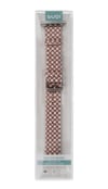 Apple Watch 42mm Uyumlu Karo Motif Kordon - Pembe Diğer