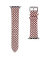 Apple Watch 42mm Uyumlu Karo Motif Kordon - Pembe Diğer