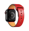 Apple Watch 42mm Uyumlu Kr415 Luaz Deri Kordon - Kırmızı Diğer