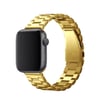 Apple Watch 42mm Uyumlu Metal Baklalı Kordon - Gold Diğer