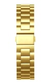 Apple Watch 42mm Uyumlu Metal Baklalı Kordon - Gold Diğer