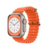 Apple Watch 42mm Uyumlu Ocean Kordon - Turuncu Diğer