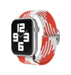 Apple Watch 42mm Uyumlu Star Kordon - Beyaz-kırmızı -