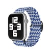 Apple Watch 42mm Uyumlu Star Kordon - Zigzag Beyaz-mavi -