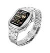 Apple Watch 44mm Uyumlu Metal Petek Kasalı Kordon - Siyah Diğer