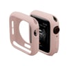 Apple Watch 44mm Uyumlu Silikon Alt Kasa - Pudra -