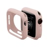 Apple Watch 44mm Uyumlu Silikon Alt Kasa - Pudra -