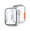 Apple Watch 44mm Uyumlu Watch 49mm Kasa Dönüştürücü Ve Ekran Koruyucu - Gümüş Diğer