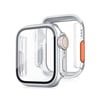 Apple Watch 44mm Uyumlu Watch 49mm Kasa Dönüştürücü Ve Ekran Koruyucu - Gümüş Diğer