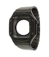 Apple Watch 45mm Uyumlu Kr409 Metal Kordon - Siyah Diğer